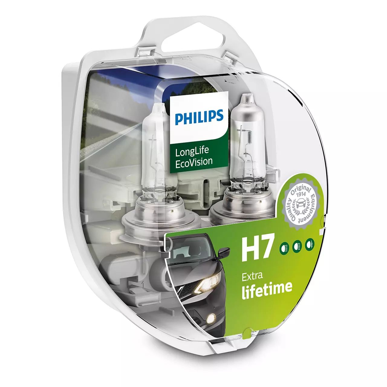 H7 12V 55W PX26d LongLife EcoVision 2 St. Philips - Auto-Lamp Berlin