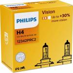H4 12V 60/55W P43t Vision +30% 2 St. Philips